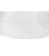 Cairo 3 Light Linear Multi Height Pendant E27 30cm Prismatic Glass Shade Matt Black Clear-7