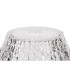 Cairo Linear Multi Height Pendant 38cm Patterned Round Shade 3 x E27 Matt Black/Clear Glass Item Weight: 19.1kg-5
