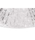 Cairo Linear Multi Height Pendant 38cm Patterned Round Shade 3 x E27 Matt Black/Clear Glass Item Weight: 19.1kg-7