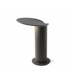 Outdoor LED Dark Grey Bollard Pedestal Lamp 18W 3000K IP65 - 1