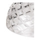 Cairo Multi Height Pendant 30cm Flat Round Patterned Shade 1 x E27 Matt Black/Clear Glass-6