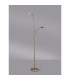 Chesterfield 2 Light Floor Lamp Switched 18+6W LED 3000K 2300lm Antique Brass -13