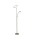 Chesterfield 2 Light Floor Lamp Switched 18+6W LED 3000K 2300lm Satin Nickel -5