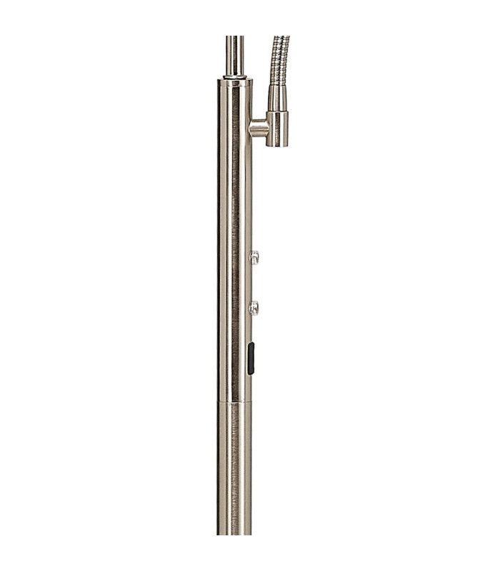 Chesterfield 2 Light Floor Lamp Switched 18+6W LED 3000K 2300lm Satin Nickel -8