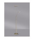 Chesterfield 2 Light Floor Lamp Switched 18+6W LED 3000K 2300lm Satin Nickel -11