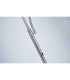 Chesterfield 2 Light Floor Lamp Switched 18+6W LED 3000K 2300lm Satin Nickel -14