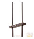 Preston Linear Pendant/Semi Flush 5 Light E27 Brown Oxide/Gold Bronze Clear Glass Shades-10