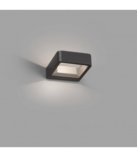 Outdoor LED Dark Grey Up Down Wall Light 5W 3000K IP65 - 1