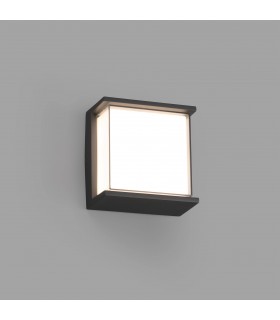 Outdoor LED Dark Grey Wall Light 10W 3000K IP65 - 1