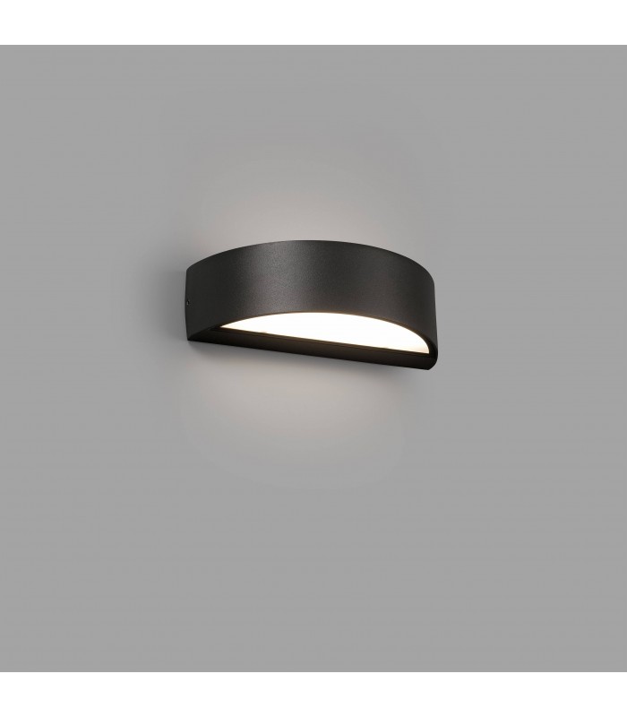 Outdoor LED Dark Grey Up Down Wall Light 10W 3000K IP65 - 1