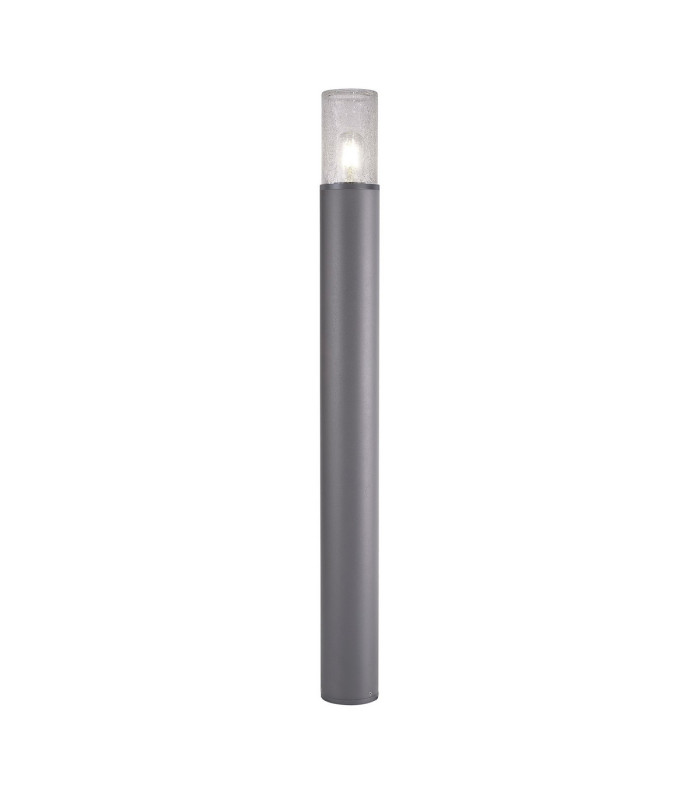 Kirkwood 90cm Post Lamp 1 x E27 IP54 Anthracite/Crackled Clear -1
