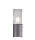 Kirkwood 90cm Post Lamp 1 x E27 IP54 Anthracite/Crackled Clear -5