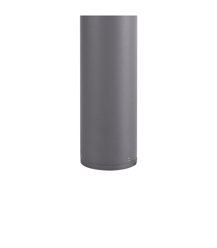 Kirkwood 90cm Post Lamp 1 x E27 IP54 Anthracite/Crackled Clear -6