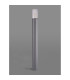 Kirkwood 90cm Post Lamp 1 x E27 IP54 Anthracite/Crackled Clear -7