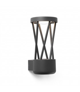 Outdoor Led Dark Grey Wall Light 10W 3000K IP65 - 1