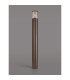 Kirkwood 90cm Post Lamp 1 x E27 IP54 Matt Brown/Clear -7