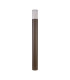 Kirkwood 90cm Post Lamp 1 x E27 IP54 Matt Brown/Crackled Clear -4
