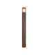 Kirkwood 90cm Post Lamp 1 x E27 IP54 Matt Brown/Smoked -1