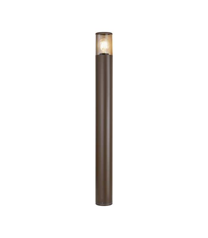 Kirkwood 90cm Post Lamp 1 x E27 IP54 Matt Brown/Smoked -1