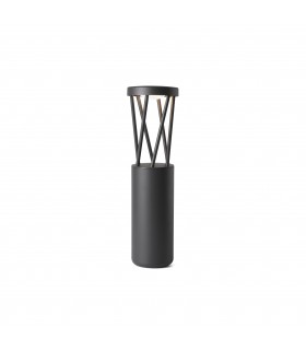 Outdoor Led Dark Grey Bollard Pedestal Lamp 10W 3000K IP65 - 1