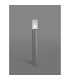 Kirkwood 65cm Post Lamp 1 x E27 IP54 Anthracite/Crackled Clear -3