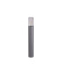 Kirkwood 65cm Post Lamp 1 x E27 IP54 Anthracite/Crackled Clear -4