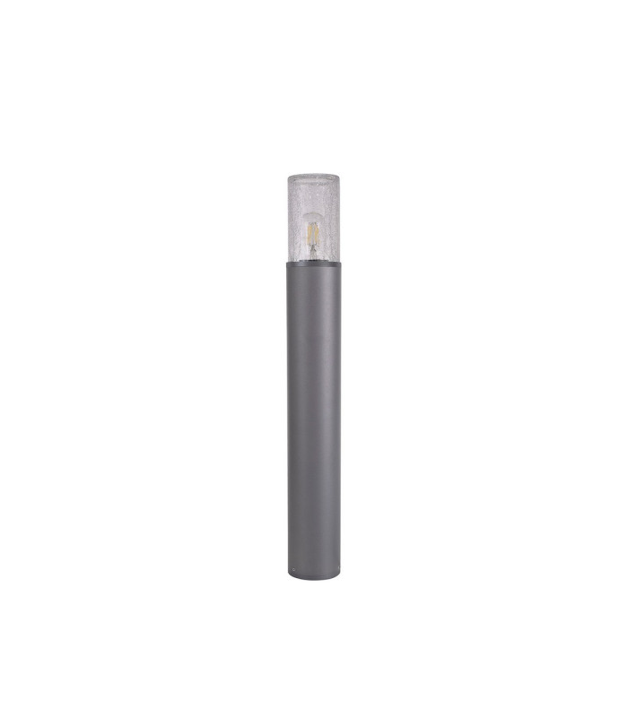 Kirkwood 65cm Post Lamp 1 x E27 IP54 Anthracite/Crackled Clear -4