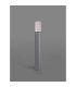 Kirkwood 65cm Post Lamp 1 x E27 IP54 Anthracite/Crackled Clear -7