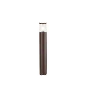 Kirkwood 65cm Post Lamp 1 x E27 IP54 Matt Brown/Clear -1