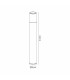 Kirkwood 65cm Post Lamp 1 x E27 IP54 Matt Brown/Clear -2