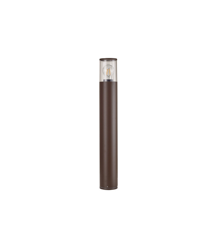 Kirkwood 65cm Post Lamp 1 x E27 IP54 Matt Brown/Clear -3