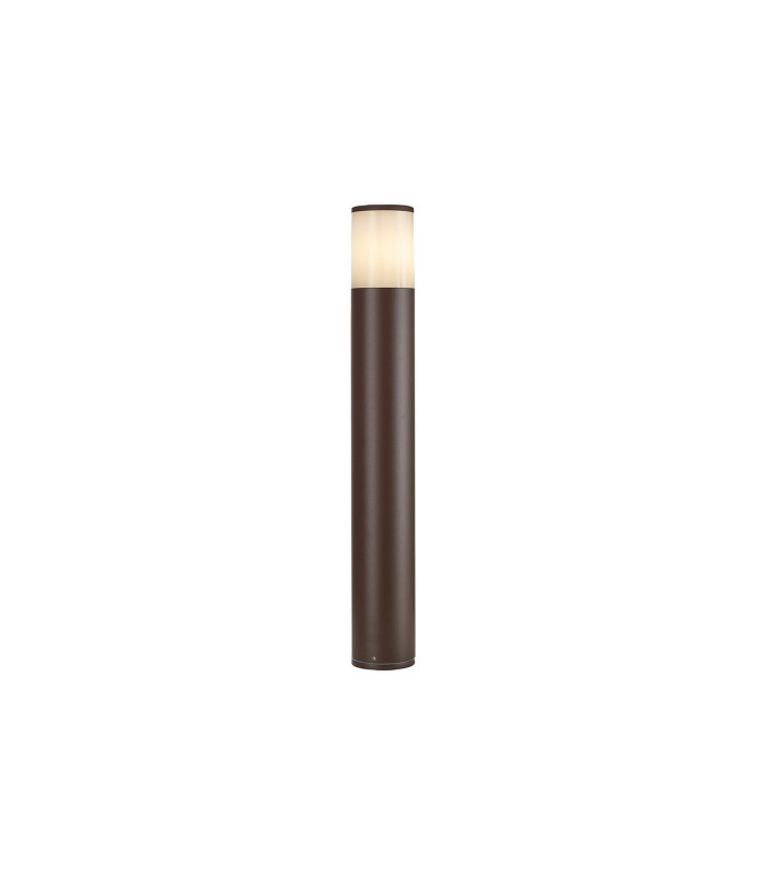 Kirkwood 65cm Post Lamp 1 x E27 IP54 Matt Brown/Opal -1