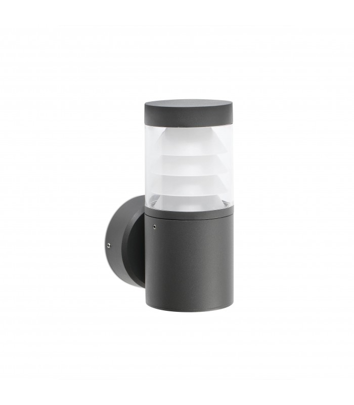 Outdoor LED 3 Wall Lamp Dark Grey 10W 3000K IP65 - 1