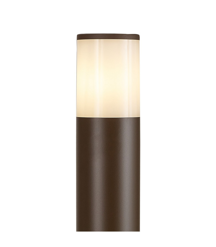 Kirkwood 65cm Post Lamp 1 x E27 IP54 Matt Brown/Opal -6