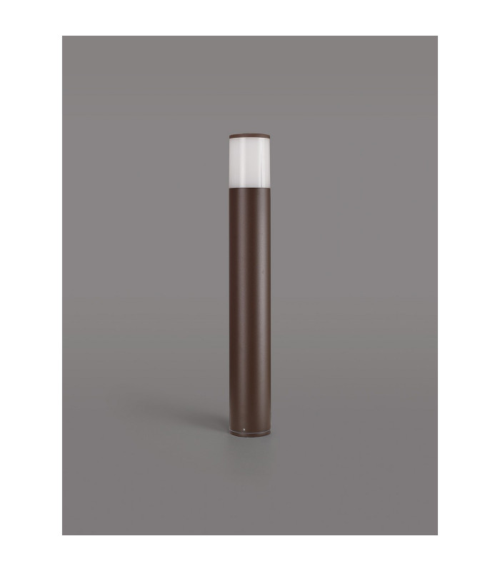 Kirkwood 65cm Post Lamp 1 x E27 IP54 Matt Brown/Opal -7