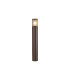 Kirkwood 65cm Post Lamp 1 x E27 IP54 Matt Brown/Smoked -1