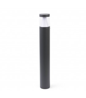Outdoor LED 1 Dark Grey Bollard 10W 3000K IP65 - 1
