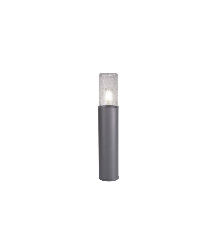 Kirkwood 45cm Post Lamp 1 x E27 IP54 Anthracite/Crackled Clear -1