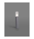 Kirkwood 45cm Post Lamp 1 x E27 IP54 Anthracite/Crackled Clear -3