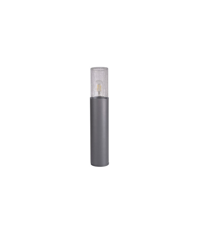 Kirkwood 45cm Post Lamp 1 x E27 IP54 Anthracite/Crackled Clear -4