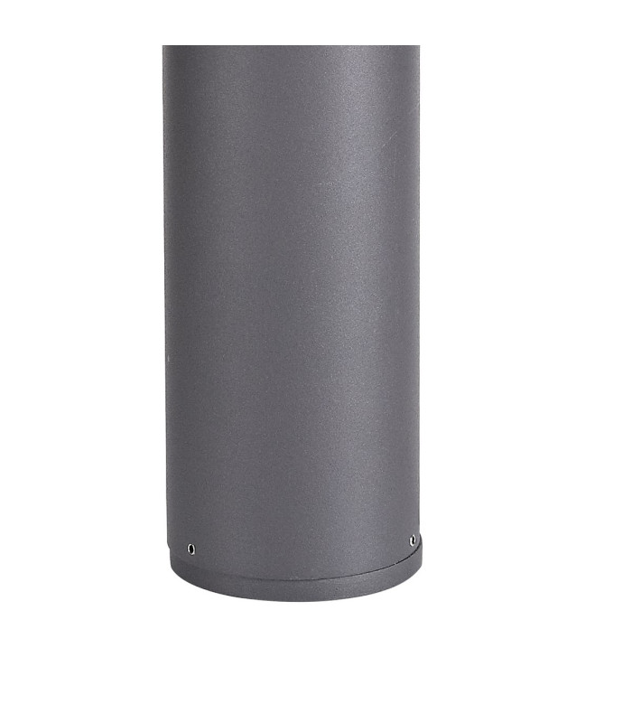 Kirkwood 45cm Post Lamp 1 x E27 IP54 Anthracite/Crackled Clear -6