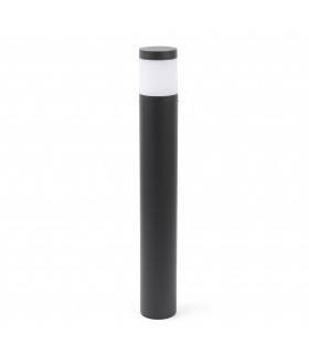 Outdoor LED 2 Dark Grey Bollard 10W 3000K IP65 - 1