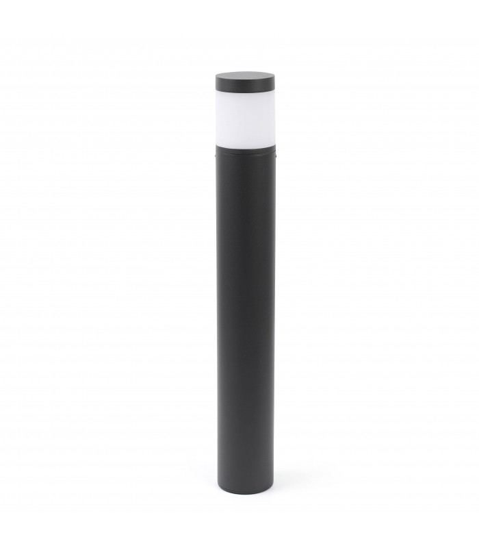 Outdoor LED 2 Dark Grey Bollard 10W 3000K IP65 - 1
