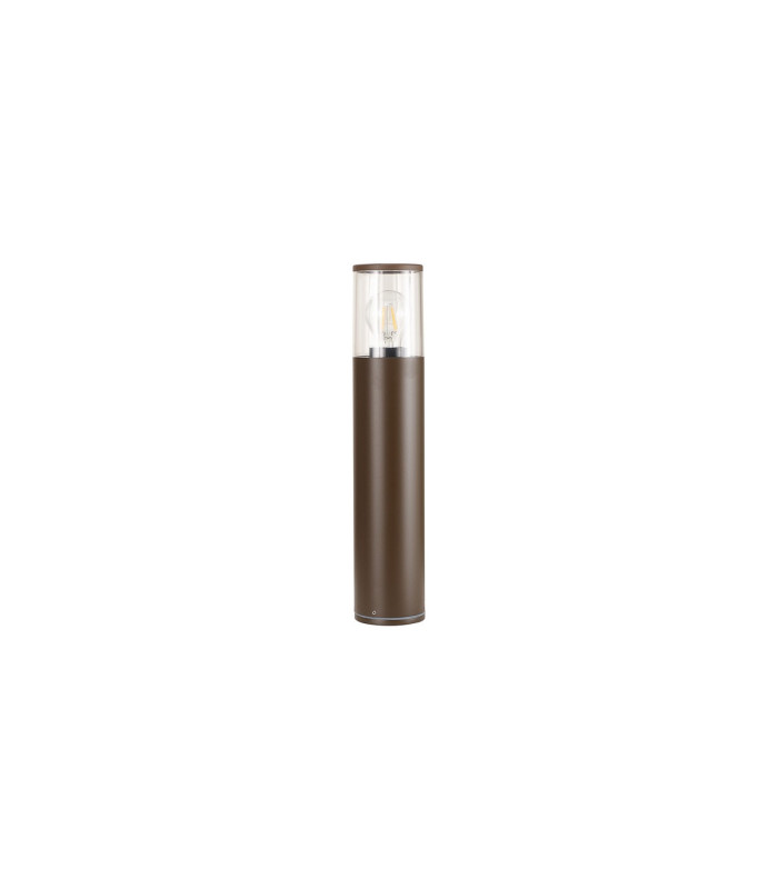 Kirkwood 45cm Post Lamp 1 x E27 IP54 Matt Brown/Clear -4
