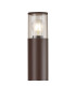 Kirkwood 45cm Post Lamp 1 x E27 IP54 Matt Brown/Clear -6