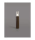 Kirkwood 45cm Post Lamp 1 x E27 IP54 Matt Brown/Crackled Clear -3