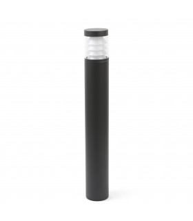 Outdoor LED 3 Dark Grey Bollard 10W 3000K IP65 - 1