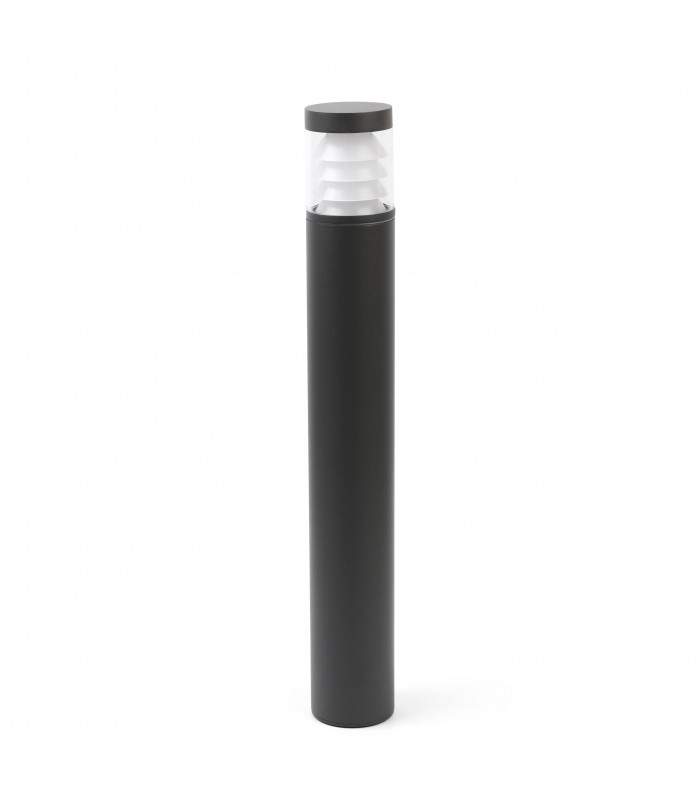 Outdoor LED 3 Dark Grey Bollard 10W 3000K IP65 - 1