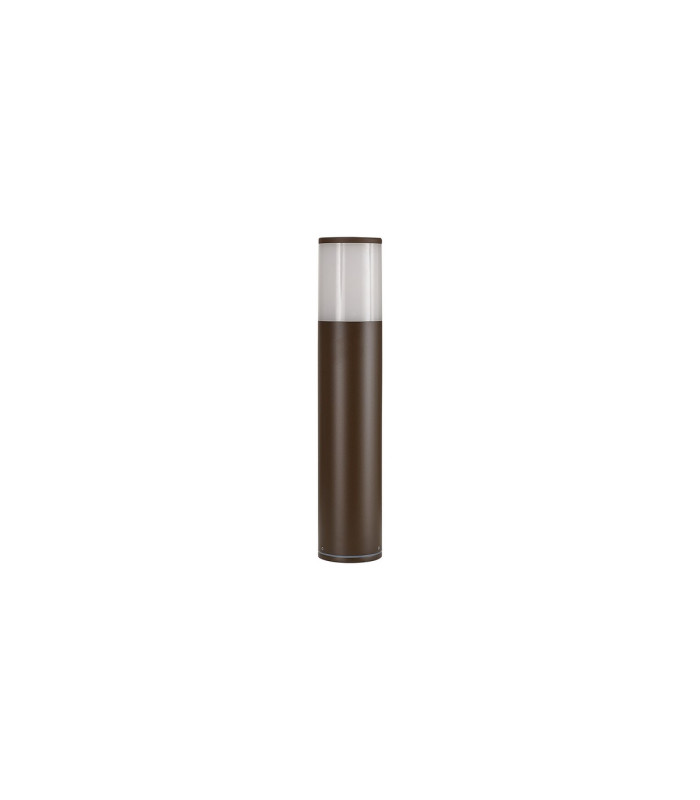Kirkwood 45cm Post Lamp 1 x E27 IP54 Matt Brown/Opal -4