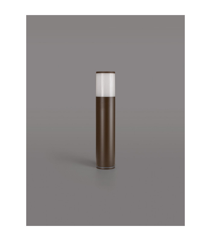 Kirkwood 45cm Post Lamp 1 x E27 IP54 Matt Brown/Opal -7